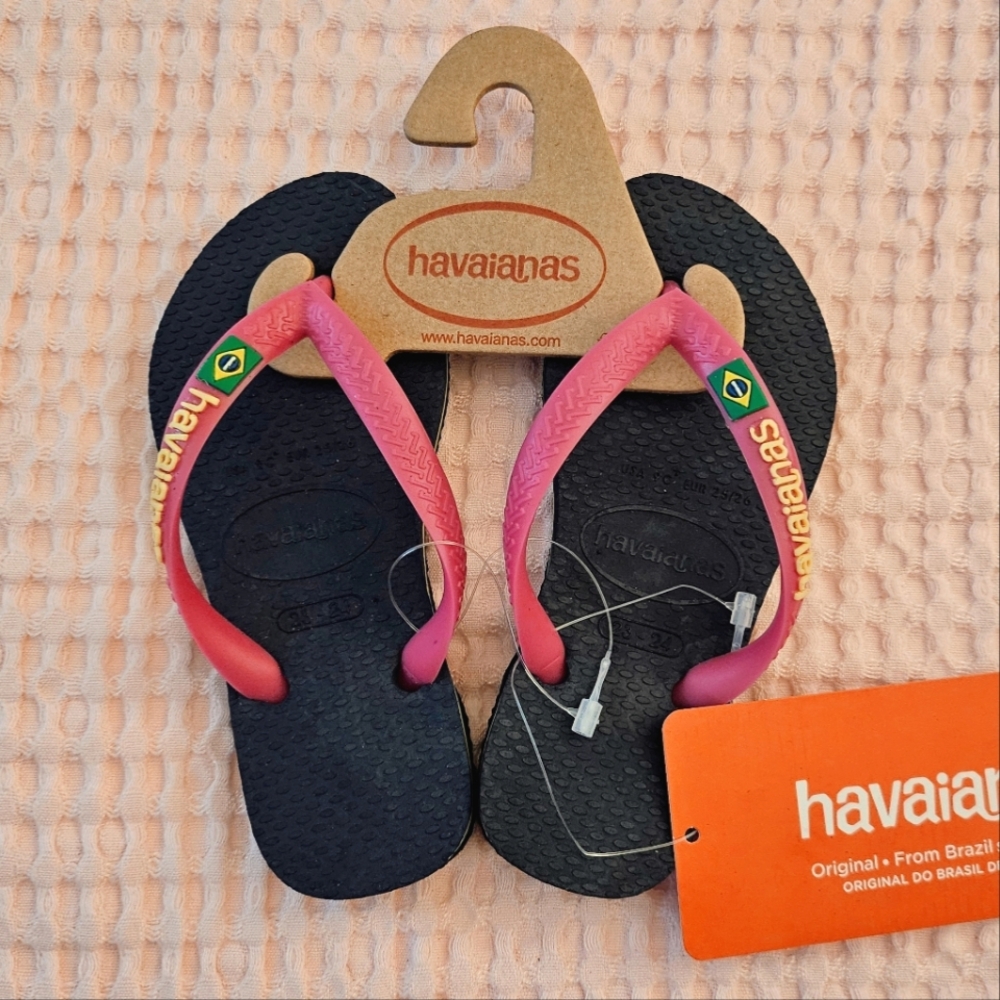 New girls Havaianas flip flops